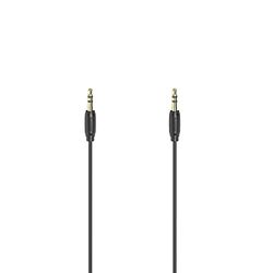 Hama Câble audio, jack mâle 3,5 mm/con. mâle, stéréo, doré, ultrafin, 3,0 m