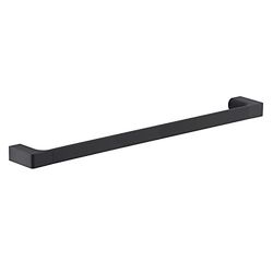 Gedy G-Kuala Lumpur Porta Asciugamani CM.60, Colore Nero, Componenti Realizzati in Cromall, Ottone e Vetro, Garanzia 2 Anni, Misure 2,5 x 60 x 6,6 CM e Peso 0,671 kg, Design R&S, 60 cm