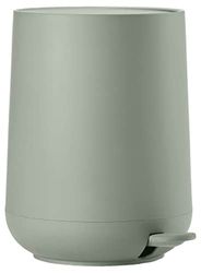 Zone Denmark - Poubelle Salle de Bain Nova - 3L - Design Scandinave - Plastique ABS Doux Au Toucher - Poubelle Cuisine ÉLéGante H23cm D20,5cm - Vert Matcha