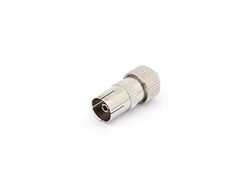 Conectores de vídeo 611012 Conector Coaxial Metal Störstra Hlsicher, 75 Ohm