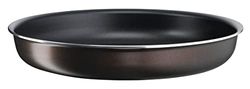 Tefal Ingenio Padella 26 cm, non induzione, rivestimento antiaderente, impilabile, lavabile in lavastoviglie, Easy Plus L1500502, nero