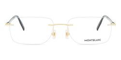 Montblanc Mb0221o Optical Frame Man Metal Lunettes Homme, Multicolore, Taille Unique