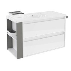 Bath+ - Mueble 2 cajones con lavabo de porcelana bsmart