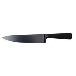 Bergner Noir Lame couteau de chef, Noir, 20 cm