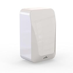 plikc Asciugamani Elettrico Serie Professionale con Lampada UVC, Filtro HEPA, Aria Calda Oppure Fredda, eoloPro UV (Bianco)