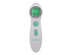 BEPER P303MED001 termometr na podczerwień, bezdotykowy, korpus pomiarowy, ciecze, przedmioty i powierzchnie, podświetlany wyświetlacz LCD, pamięć 10 pomiarów, biały/zielony (Water Green)