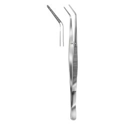 Hammacher Pinzetta college, punte sottili, angolate, lunghezza 150 mm