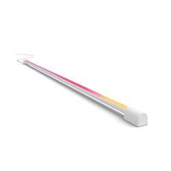 Philips Hue – Lámpara inteligente, Hue Play, Tubo de Mesa LED Inteligente, Luz Blanca y de Colores, Compatible con Alexa y Google Home, Color Blanco - 125cm