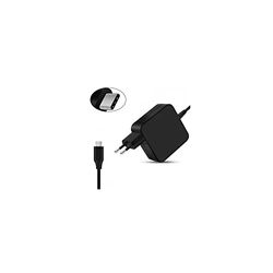 Nilox NXCARUSBC45 Alimentatore Universale Notebook, Fino a 45 W, Ideale per Smartphone, Tablet e Laptop, con Protocollo Power Delivery, Livello Protezione Completo, Nero