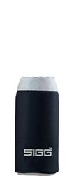 Sigg Nylon Pouch Black cobre garrafas (0,4 l), capa protetora moderna para todas as garrafas reutilizáveis, protetor térmico útil e isolante de nylon