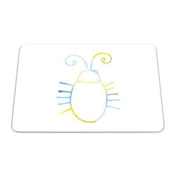 Bonamaison, Tappetino per il mouse rettangolare con stampa digitale, antiscivolo, per ufficio e casa, dimensioni: 22 x 18 cm
