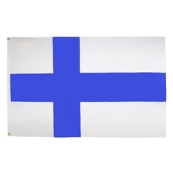 AZ FLAG - Drapeau Finlande - 150x90 cm - Drapeau Finlandais 100% Polyester avec Oeillets Métalliques Intégrés - Pavillon 110 g