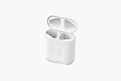 Cyoo Étui de Chargement pour Airpods Blanc - Rechargeable avec câble ou sans Fil