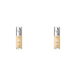 L'Oreal Paris Liquid Foundation, Super-Blendable Skincare, Infused with Hyaluronic Acid, True Match, 1C, 30ml (Pack of 2)
