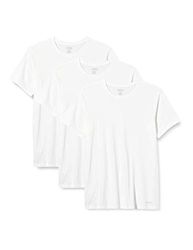 Calvin Klein Jeans Hombre Pack de 3 Camisetas Manga Corta Cuello Redondo, Blanco (White), L