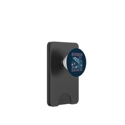 Recuerdo colorido para amantes de los delfines de JENSEN BEACH FL PopSockets PopWallet para MagSafe