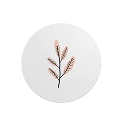 Questo Casa, Round Digital Printed Mouse Pad, Non-Slip Base, for Office and Home, Diameter:22cm