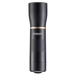 PHILIPS SFL7001T/10 - Torcia a LED, 600 lumen, fino a 25 ore di riproduzione, resistente all'acqua IPX4, colore nero (4 batterie AAA incluse)