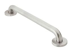 Moen R8724P 24-Inch Bathroom Grab Bar, Peened