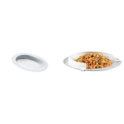 Performance Health Manoy Contoured Plates, Large, High Walled Plate & Homecraft Surround Incurve Plate, Dinning Aid Non Slip Plate Guard for Elderly, Disabled and Handicapped Individuals
