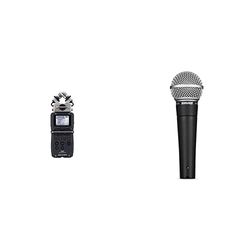 Zoom - H5 - Enregistreur 4 Pistes Portable à Capsules Amovibles - Livré avec Capsule XY & Shure Sm58 Microphone de Scène/Direct avec Fil Noir