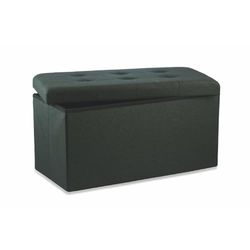 Galileo casa 2191279 banco pieg. con contenit.Polipiel Negro 76 X 37.5 X 38