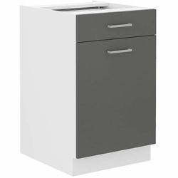 BigBuy Home Mueble de Cocina Prego Gris 50 x 60 x 86 cm