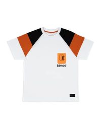 KIMOA Camiseta Whistler Blanca Negro Tricot Mixte, Blanc, S