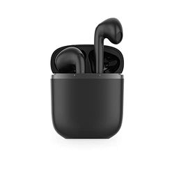 PHONEKIT CONTACT Twins Pro Écouteurs sans Fil Bluetooth 5.1 + EDR/BLE, autonomie jusqu'à 17 h, Noir