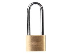 Perel Cadenas avec anse haute, 40 mm x 70 mm, en laiton massif, 3 clés
