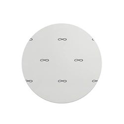 Questo Casa, Digitalt tryck runt musmatta, halkfri undersida för kontor och hem, diameter: 22 cm