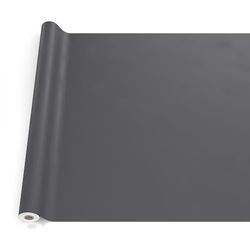 ANRO Tovaglia cerata, lavabile, da giardino, per interni ed esterni, 240 x 140 cm, con bordo tagliato, colore antracite