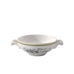 Villeroy & Boch Audun Ferme Caneca de consomé, 400 ml, porcelana premium, branco/colorido