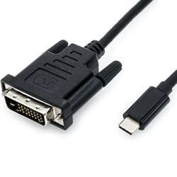 pos iberica solutions s.l. Kabel USB 3.2 C/DVI-D M/M 1M