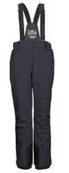 KILLTEC Women's Pantaloni da Sci/Pantaloni Funzionali con Cinturini Staccabili, Protezione Bordi e paraneve KSW 288 Wmn Ski PNTS, Nero, 25, 37800-000