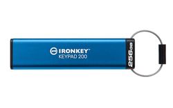 Kingston IronKey Keypad 200 Type -A hardware-encrypted USB Flash Drive FIPS 140-3 Level 3 (Pending) with XTS-AES 256-bit Hardware Encryption - IKKP200/256GB