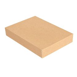 Garcia de Pou 50 pezzi - Coperchi senza finestra per scatole 254,78 'Thepack' 240 G/M2 11 x 15 x 2 cm naturale cartone ondulato Nano-Micro