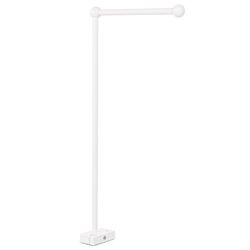Babybay Suporte para telemóvel adequado para todos os modelos com hastes redondas / ajustável de altura continuamente/fabricado em madeira maciça de faia, lacado branco