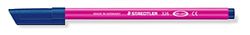 Staedtler Noris Club, 326-20, viltstiften, circa 1,0 mm, uitwasbaar, 10 stuks in kartonnen etui, magenta