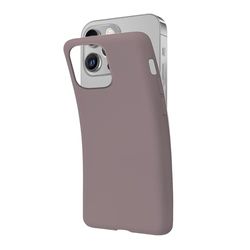 SBS Cover per iPhone 13 Pro Marrone Wood Pantone 437 C, Custodia Morbida e Flessibile Antigraffio, Cover Sottile e Comoda da Tenere in Tasca, Custodia Compatibile con Ricarica Wireless