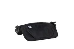 Carlett - Riñonera City | Impermeable y Compacta | Diseño Unisex en Color Negro | Ideal para Hombre y Mujer | Riñonera Pequeña y Funcional para Uso Diario