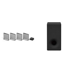 Sony BRAVIA Theatre Quad – Dolby Atmos®, Home Theatre 4 Speaker System, Wi-Fi®, Bluetooth®, 360 Spatial Sound Mapping + Sony SA-SW3 - Subwoofer Compatto per Soundbar, 200W