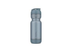 Mepal - Shaker Sport - Lekvrij - Inclusief mixer en meetschaal - Gemakkelijk schoon te maken met flessenbodem - Proteïne Shaker - 800 ml - Frost Blue