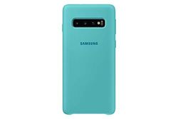 Samsung Galaxy S10 Soft Touch Silicon Cover - Official Galaxy S10 Case/Protective Phone Case with Soft Touch Silicone Finish - Green