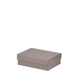 Rössler Papier 13401453495 - Boxline Kartonage rechteckig, 140 x 190 x 60 mm, Taupe, 1 Stück