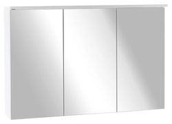 Stella Trading TWO Spiegelkast badkamer met LED-verlichting in wit - badkamerspiegelkast met veel opbergruimte - 100 x 68 x 22,5 cm (b x h x d)