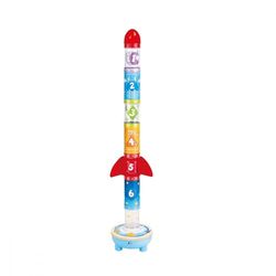 Hape Estación Espacial Apilable | Juguete Educativo de Física y Motricidad
