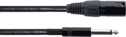 Audiokabel XLR mannelijk/jack mono 10 m