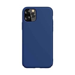 Siliconen hoes en camerabescherming voor iPhone 11 Pro blauw