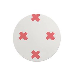 Questo Casa, Round Digital Printed Mouse Pad, Non-Slip Base, for Office and Home, Diameter:22cm